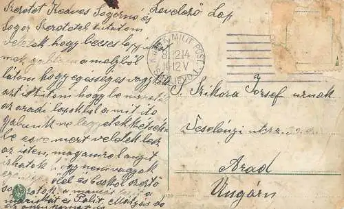Sarajevo ethnic types 1914 postcard