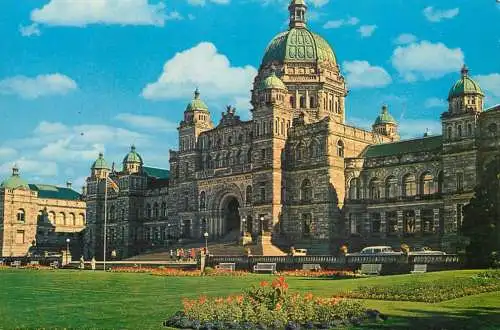 Canada postcard Victoria Parliament buildings