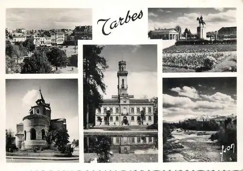 France postcard Tarbes Hautes Pyrénées 1955
