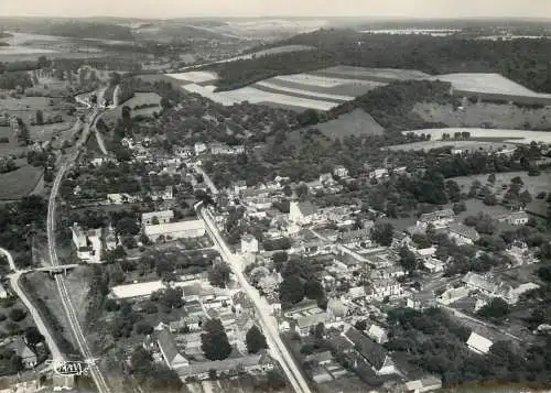 France postcard Croisy sur Andelle vue aerienne