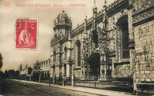 Egreja dos Jeronymos, Belem - Portugal 1919
