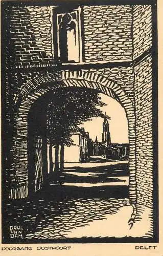 Delft Kunstler-AK