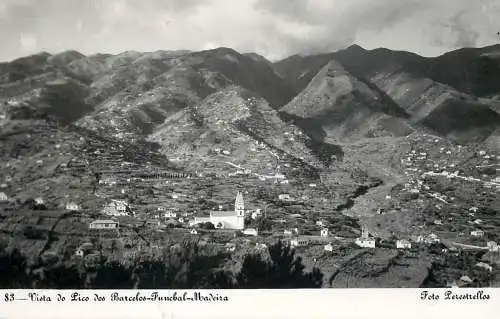 Portugal Funchal Madeira Pico dos Bracelos vista general