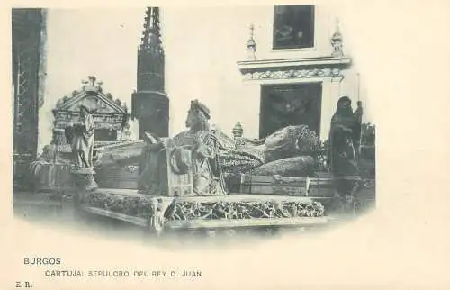 Spain Burgos Cartuja  - Sepulcro del Rey D. Juan