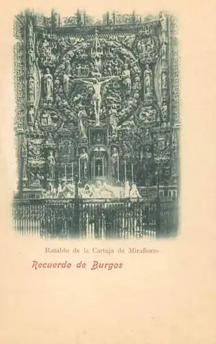 Spain Burgos Retablo de la Cartuja de Miraflores
