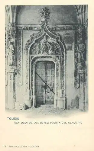 Spain Toledo San Juan de los Reyes Puerta del Claustro
