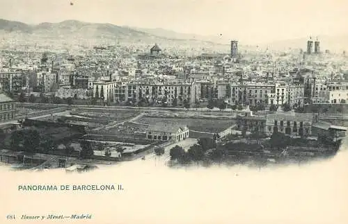 Spain Barcelona vista panoramica