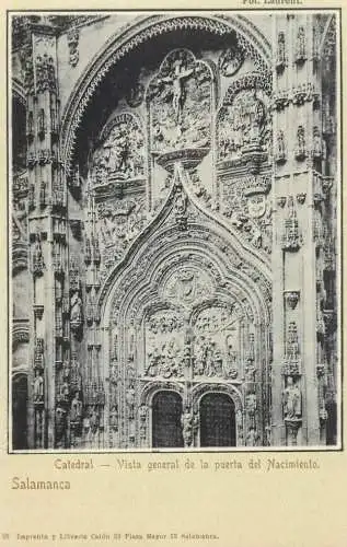 Spain Salamanca Catedral Puerta del Nacimento