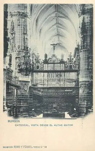 Spain Burgos Catedral El Altar Mayor