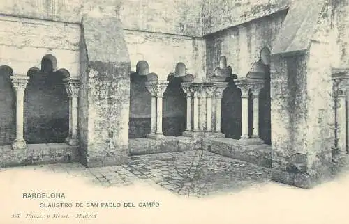 Spain Barcelona Claustro de San Pablo del Campo