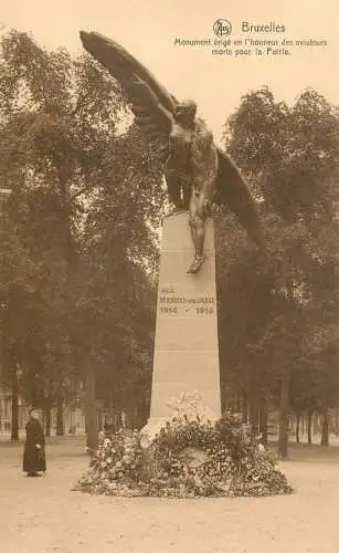 Belgium Bruxelles Monument  des aviateurs morts pour la Patrie