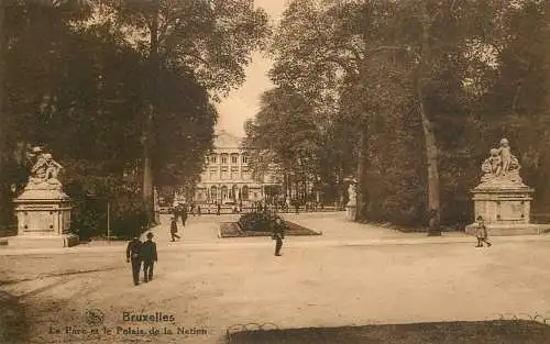 Belgium Bruxelles Palais de la Nation & le Parc