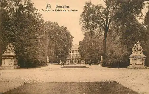 Belgium Bruxelles Parc & Palais de la Nation