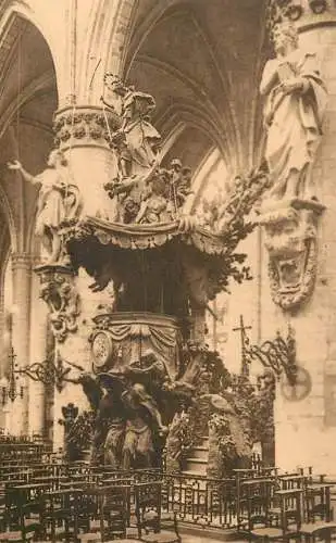 Belgium Bruxelles Eglise Sainte Gudule La Chaire de Verite