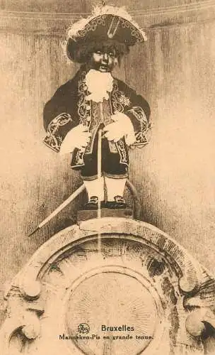 Belgium Bruxelles Manneken-Pis en grand tenue