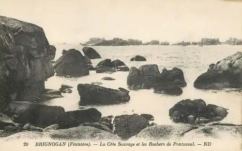 France postcard Finistère Brignogan-Plage la Cote Sauvage