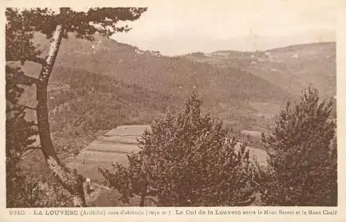 France postcard Ardèche > La Louvesc Le Col de la Louvesc Mont Besset et le Mont Chaix