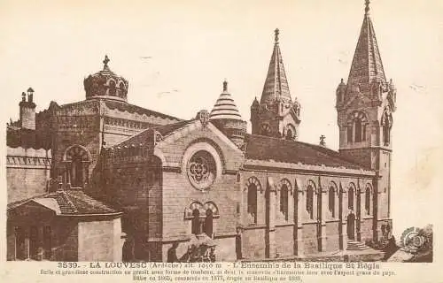 France postcard Ardèche > La Louvesc basilique St. Regis