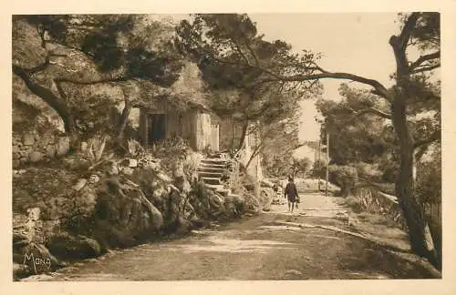 France postcard Var Toulon route de Toulon au fort de la Croix-Faron