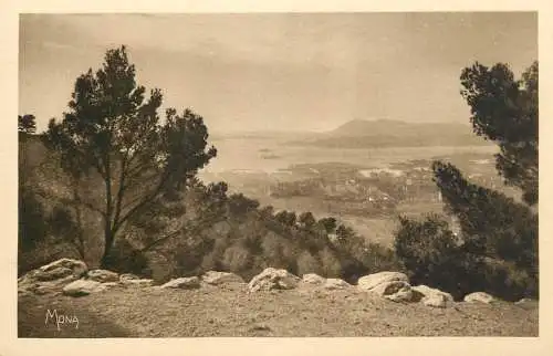 France postcard Var Toulon la Rade route du Faron