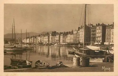 France postcard Var Toulon la Vieille Darse et le quai Cronstadt