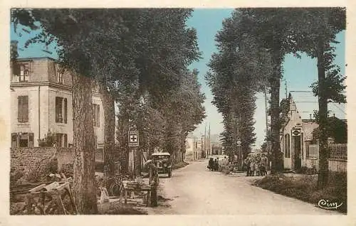 France postcard Morbihan Muzillac route de Nantes