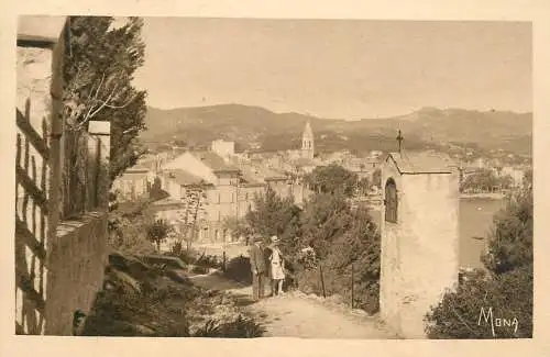 France postcard Sanary-sur-Mer Var chemin de la chapelle de Notre Dame de Piete