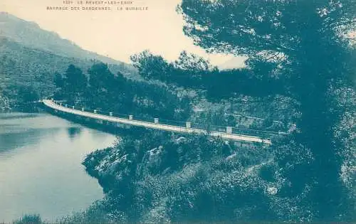 France postcard Barrage de Dardennes la Muraille
