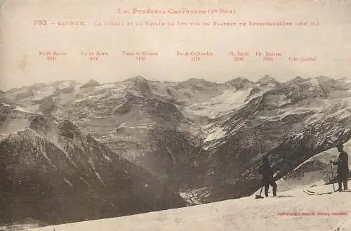 France postcard Haute Garonne Luchon le cirque et la vallee du Lys