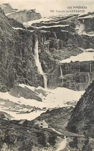France postcard Hautes Pyrénées cascade de Gavarnie