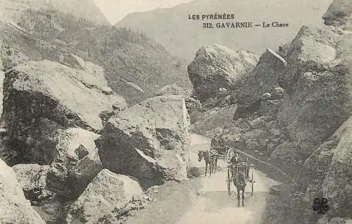 France postcard Hautes Pyrénées Gavarnie le chaos