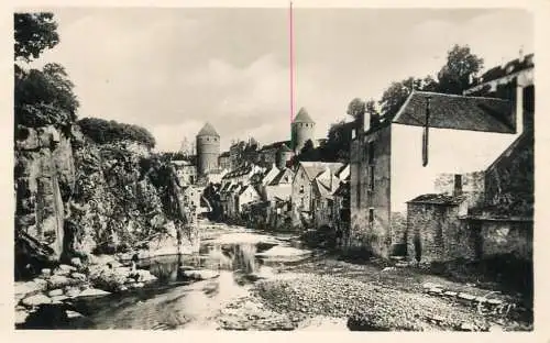 France  Postcard Côte d'Or Semur-en-Auxois 1957