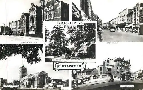 Postcard United Kingdom England Essex  Chelmsford