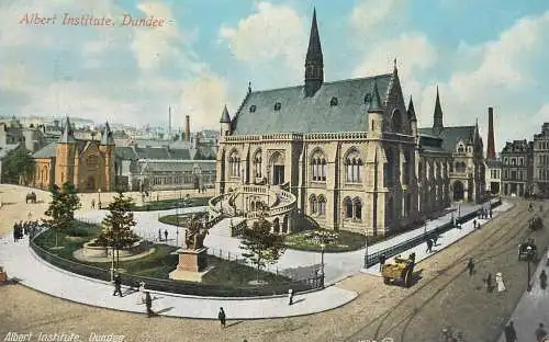 Postcard United Kingdom Scotland Dundee Albert Institute