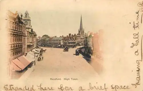 Postcard United Kingdom England Herefordshire Hereford high town