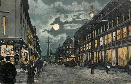Postcard United Kingdom England Newcastle-upon-Tyne tram