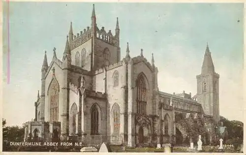 Postcard United Kingdom Scotland Fife Dunfermline Abbey
