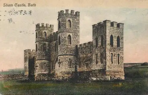 Postcard United Kingdom England Bath Sham castle