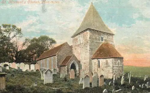 Postcard United Kingdom Wales  Swansea St. Mary's church