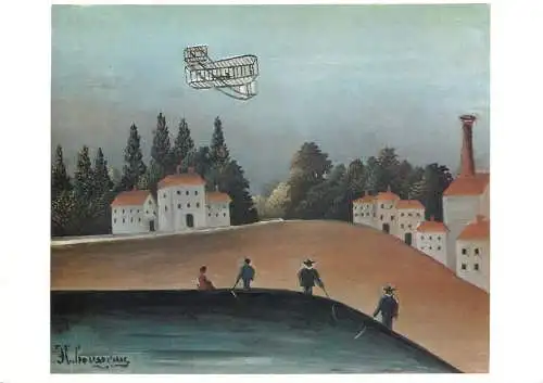 Les pecheurs a la ligne Henri Rousseau, dit le Douanier painting