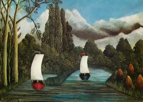 Bords de l'Oise Henri Rousseau, dit le Douanier painting