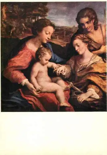 The Engagement of Saint Catherine Antonio Allegri da Correggio painting