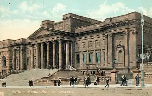Postcard United Kingdom England Liverpool William Brown museum