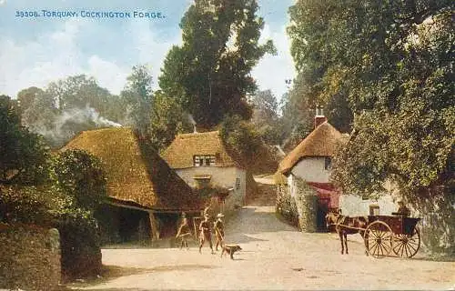 Postcard United Kingdom England Torquay Cockington forge