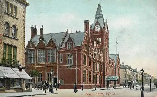 Postcard United Kingdom England Hove Essex town hall