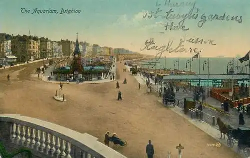 Postcard United Kingdom England Sussex Brighton the aquarium