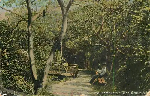 Postcard United Kingdom Scotland Greenock in Auchmountain Glen