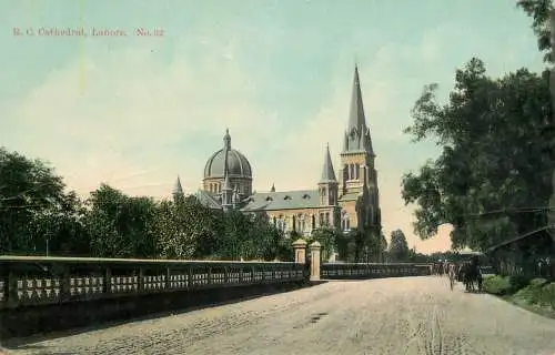 Postcard Pakistan Sacred Heart Cathedral, Lahore