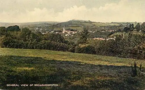 Postcard United Kingdom England Broadhempston