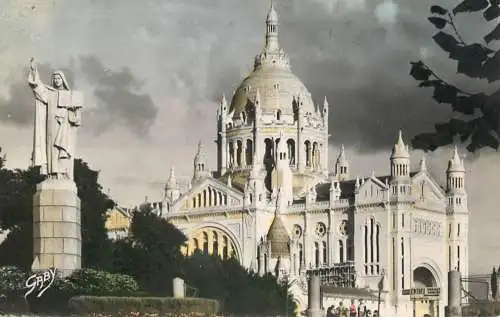 Postcard France Lisieux la basilique